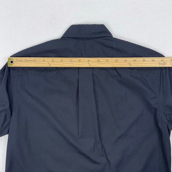 J Crew Men's Secret Wash Cotton Poplin Button Down Shirt Small Black - Picture 13 of 15